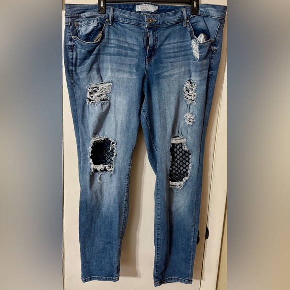torrid Denim - Torrid Fishnet Jeans